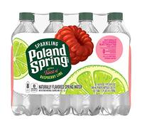 Poland Spring Sparkling Water, Raspberry Lime, 16.9 Fl Oz (Pack of 8)