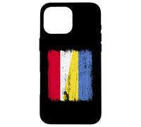 Poland Ukraine Half Flag Polish Ukrainian Heritage Case for iPhone 16 Pro Max