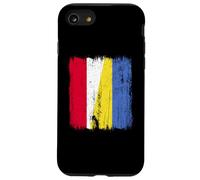 Poland Ukraine Half Flag Polish Ukrainian Heritage Case for iPhone SE (2020) / 7/8