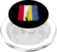 Poland Ukraine Half Flag Polish Ukrainian Heritage PopSockets PopGrip for MagSafe