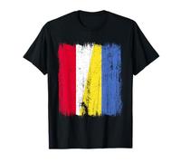 Poland Ukraine Half Flag Polish Ukrainian Heritage T-Shirt