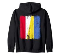 Poland Ukraine Half Flag Polish Ukrainian Heritage Zip Hoodie
