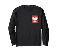 Poland White Eagle Coat of Arms Polska Polish Family Long Sleeve T-Shirt