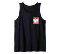 Poland White Eagle Coat of Arms Polska Polish Family Tank Top