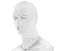 Polandex balaclava with 3 holes for eyes and mouth - White