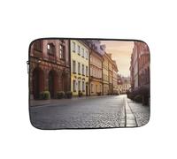 Poland's Historic Center Street Laptop Case 10 inch, Shockproof Protective Laptop Sleeve Travel Computer Bag Water Resistant Computer Carrying Cover Notebook Case Briefcase Gifts for Men Women