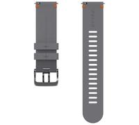 Polar 22 Mm Leather Strap Grey M-L M-L Grey / Orange