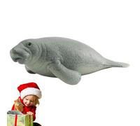 Polar Animal Figures, Winter Animal Figures - Realistic Polar Mammals Model - Model Scenery Kit Science Education Cognition Ornaments, for Kids Boys Girls