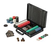 Polar Aurora Poker Chips,Gold Dark Poker Set with Black Aluminum Case,Modern Design 11.5 Gram Poker Chip Set for Texas Hold'em, Casino Game Nights, Poker Parties(200pcs with Number)