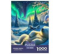 Polar Bear, 1000-piece Jigsaw Puzzle, Dynamic Challenge Format Transforming Assembly Into Motivating Race Experience, Ideal Entertainment for Teams Friends Organised Events, Suitable for Ages 12+, 3