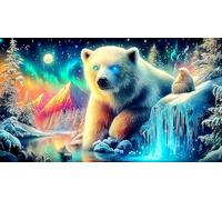 polar-bear 1000 Piece Jigsaw Puzzles for Adults Family Challenge Toys Jigsaw Puzzle Home Decors for Family Decorations 38x52cm/1000pcs