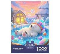 Polar Bear 1000 Piece Paper Jigsaw Puzzles Impossible Puzzle Educational Games for Adults And Kids 70x50cm/1000pcs