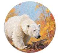 Polar Bear 1000 Piece Wildlife Jigsaw Puzzles Colourful Beautiful Decoration for Adults And Kids 1000pcs (67.5x67.5cm)