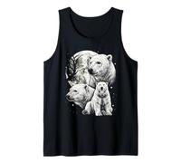 Polar Bear 90s Style Vintage Aesthetic Y2K Polar Bear Tank Top