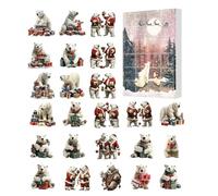 Polar Bear Advent Calendar 2024, 2024 Advent Calendar Kids, Cute Polar Bear Advent Calendar 2024, Toy Advent Calendar 2024, Christmas Vacation Advent Calendar