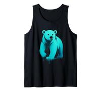 Polar Bear Animal Graffiti Street Art Style Bold Design Tank Top