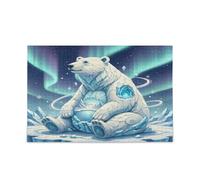 Polar Bear Arctic Collage Jigsaw Puzzle for Adults Challenging and Educational Masterpieces Puzzle 500 Piecing