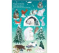 Polar Bear Bower Pop & Slot Advent Calendar | Pop-up Freestanding Advent Calendar | Interactive 3D Winter Scene