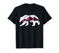 Polar Bear Breast Cancer Awareness Cute Animal Pink Ribbon T-Shirt