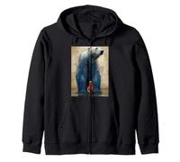 Polar Bear Child Companion North Pole Winter Expedition Zip Hoodie