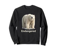 Polar Bear Endangered Animal Species Sweatshirt