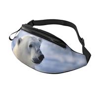 Polar bear Fanny Pack for Women Men Crossbody Bag Belt Bag Fashion Small Waist Pack Outdoor Bum Bag