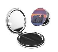 Polar Bear Fashion And Exquisite Pocket Mirror, Compact And Practical
