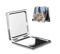 Polar Bear Fashion And Exquisite Pocket Mirror, Compact And Practical