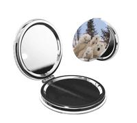 Polar Bear Fashion And Exquisite Pocket Mirror, Compact And Practical