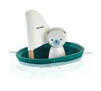 Polar Bear Floating Boat Blue one size