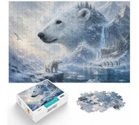 Polar Bear Guardian of the Northern Pole Jigsaw Puzzle, 1000 Piece | For adults looking for a satisfying home activity: Adult jigsaw puzzle with 1000 pieces fits quiet afternoons.
