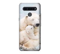 Polar Bear Hug Family Case Cover For LG K41S