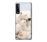 Polar Bear Hug Family Case Cover For LG Stylo 7 5G