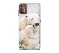 Polar Bear Hug Family Case Cover For Motorola Moto G9 Plus