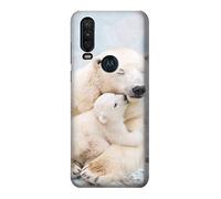 Polar Bear Hug Family Case Cover For Motorola One Action (Moto P40 Power)