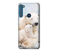 Polar Bear Hug Family Case Cover For Motorola One Fusion+