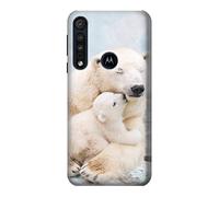 Polar Bear Hug Family Case Cover For Motorola One Macro, Moto G8 Play