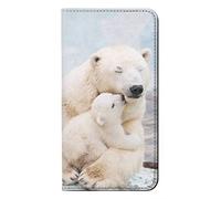 Polar Bear Hug Family PU Leather Flip Case Cover For OnePlus Nord