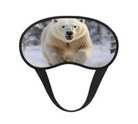 Polar Bear in The Snow Sleep Eye Mask, Soft & Comfortable for Men, Women, Comfortable Sleep Mask