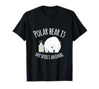 Polar Bear Is My Ghost Animal Funny Gift T-Shirt