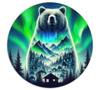 Polar Bear Jigsaw Puzzles Great Gift for Adults 1000 Piece Challenging Games Home Decoration Wildlife Jigsaw Puzzle for Adults And Kids 1000pcs (67.5x67.5cm)