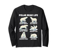 Polar Bear Life Polar Bear Lover Arctic Animal Long Sleeve T-Shirt