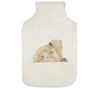 'Polar Bear Mother & Cubs' Hot Water Bottle Cover (HW00034959)