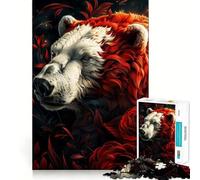 Polar Bear My Funny Friend 1000 Piece Jigsaw Puzzles for Teenagers Mind Challenge Toy Quiet Hobby Precise Cut Seasonal Gift (50x75cm)