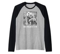 Polar Bear, No Planet B, Environmental Protection, icebear Raglan Baseball Tee