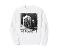 Polar bear, No Planet B, environmental protection, icebear Sweatshirt