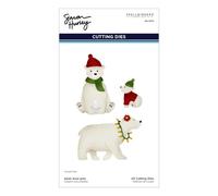 Polar Bear Pals Etched Dies from The North Pole Friends Collection by Simon Hurley