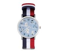 Polar Bear Penguin Winter Men Nylon Strap Watch Fashion Wristwatch | Casual Watch,Analog Quartz Watches,Wrist Watch for Party Sport Business