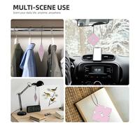 Polar Bear Pink Printing 10 Pcs Car Air Freshener Fragrant Sheets,Car Hanging Accessories With Strings For Decor
