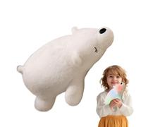 Polar Bear Plush Animal, Polar Bear | Polar Bear Plush Toys with LED Lights,Night Light Soft Doll Home Decor, Swelling Pillow for Boys Girls